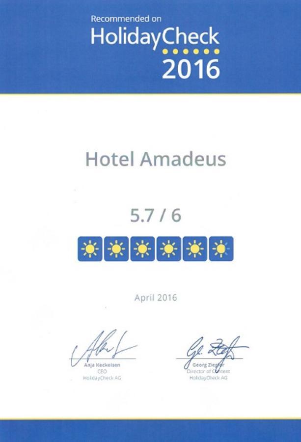 הנובר Hotel-Restaurant Amadeus מראה חיצוני תמונה